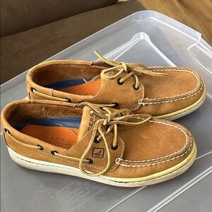 Sperry Men's Brown Leather Boat Shoes